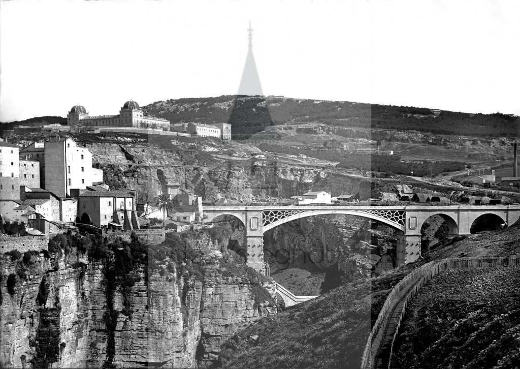New - Château de Volognat - Photos - Hubert Vaffier - Constantine - Le grand pont et l'hopital - 1887-04-06 - 1155