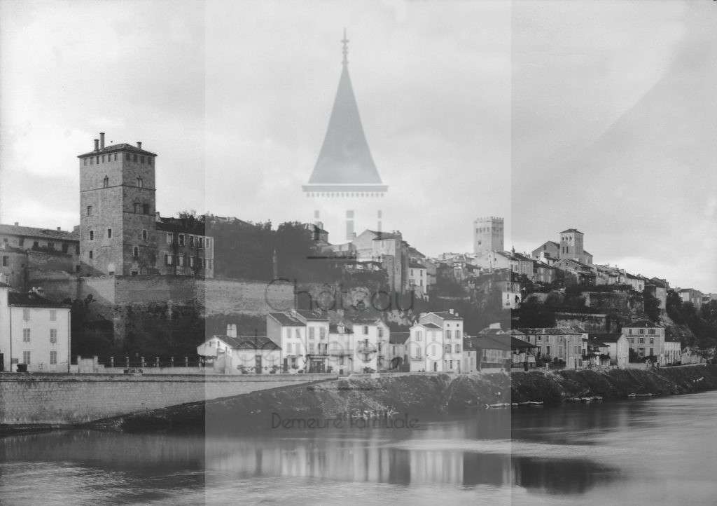 New - Château de Volognat - Photos - Hubert Vaffier - Cahors - Quai Champolion - 1887-10-12 - 1284