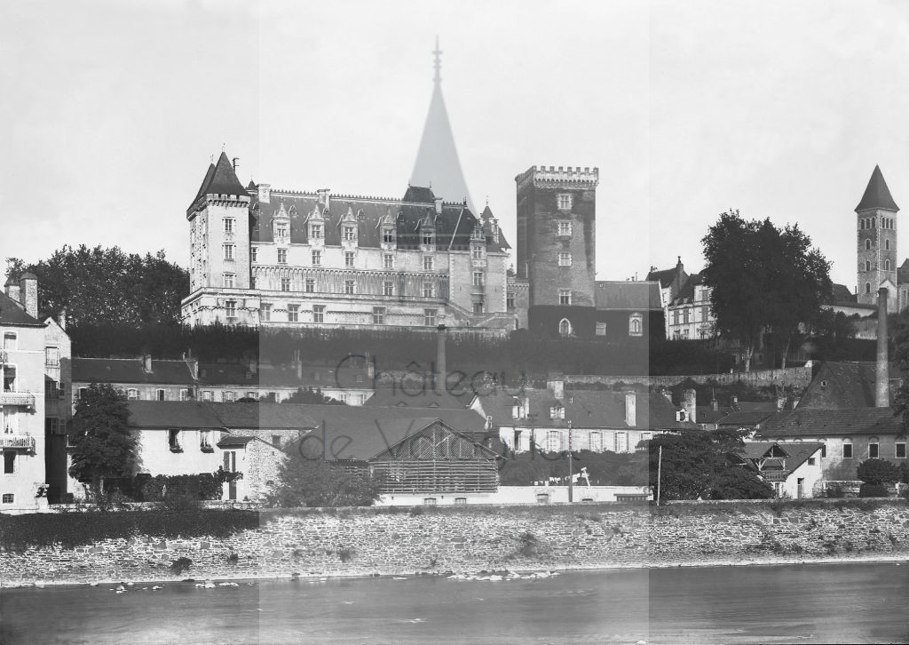 New - Château de Volognat - Photos - Hubert Vaffier - Pau - Vue générale - 1887-10-14 - 1289