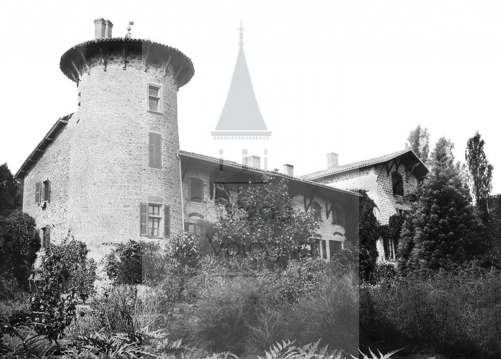 New - Château de Volognat - Photos - Hubert Vaffier - Les Halles - Propriété de monsieur Ducreux, le jardin - 1880-09-30 - 133