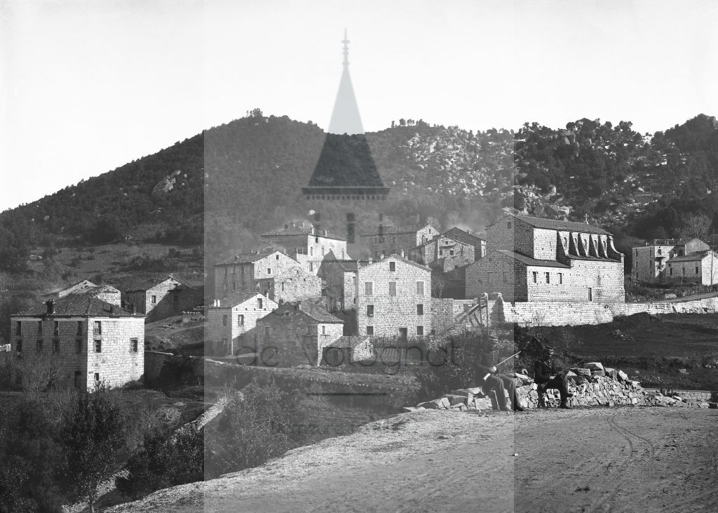 Château de Volognat - Photos - Hubert Vaffier - Casalabriva - Le village - 02/03/1888 - 1374