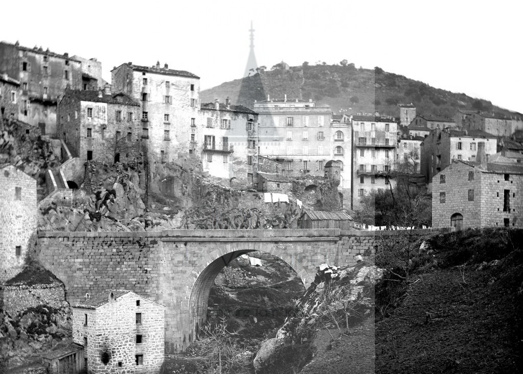 New - Château de Volognat - Photos - Hubert Vaffier - Sartene - Le pont - 1888-03-02 - 1382