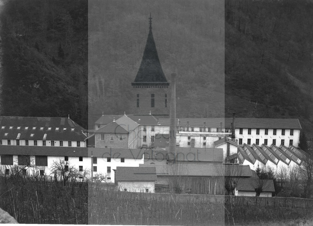 New - Château de Volognat - Photos - Hubert Vaffier - Saint Rambert en Bugey - Filature coté nord - 1888-11-28 - 1434