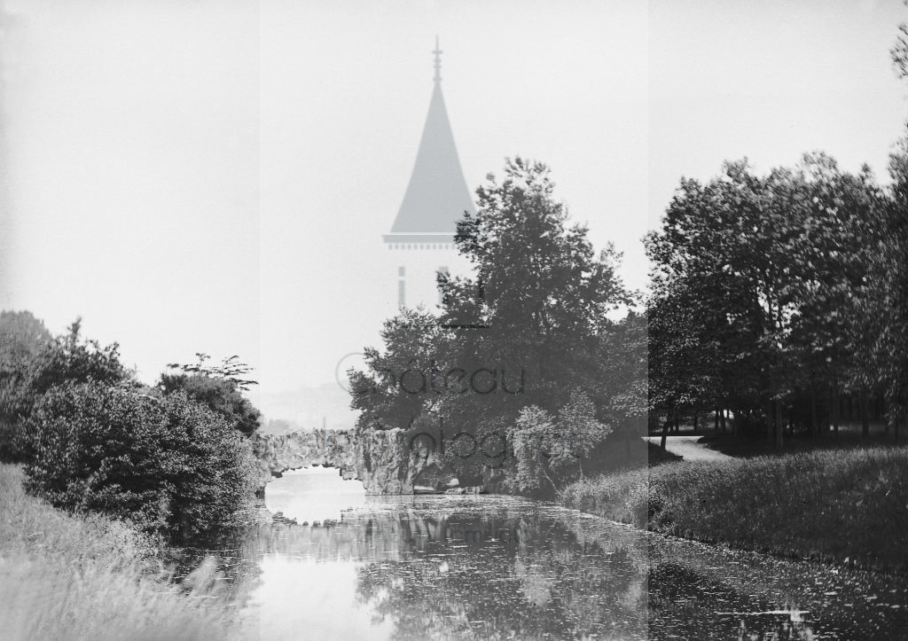 New - Château de Volognat - Photos - Hubert Vaffier - Lyon - Vue prise au parc de la tête d'Or - 1888-11-30 - 1444