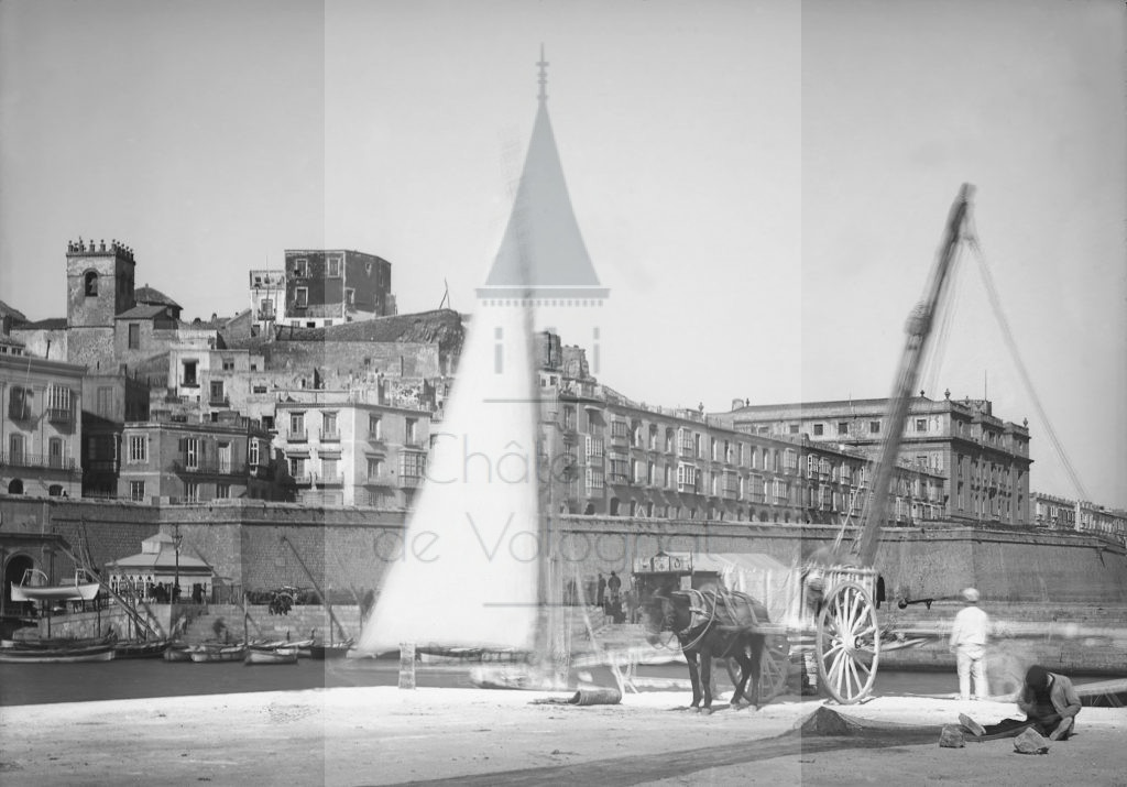 New - Château de Volognat - Photos - Hubert Vaffier - Carthagene - Vu du port la rerrasse - 1889-03-30 - 1546