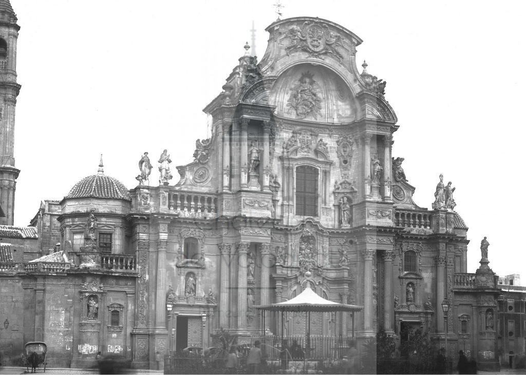 New - Château de Volognat - Photos - Hubert Vaffier - Murcie - Portail de la cathédrale - 1889-04-01 - 1551