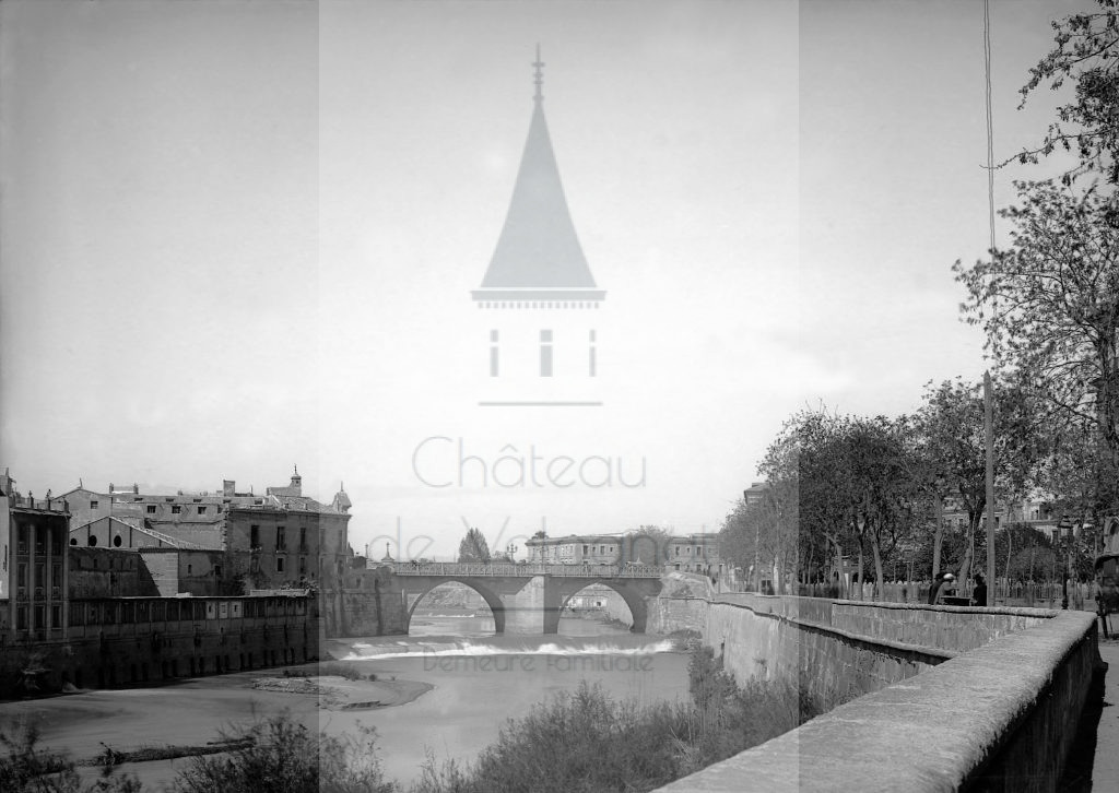 New - Château de Volognat - Photos - Hubert Vaffier - Murcie - Le pont - 1889-04-02 - 1555