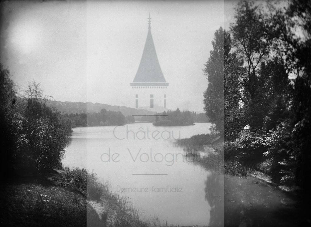 Château de Volognat - Photos - Hubert Vaffier - Lyon - Bord du lac du parc - 16/06/1880 - 16