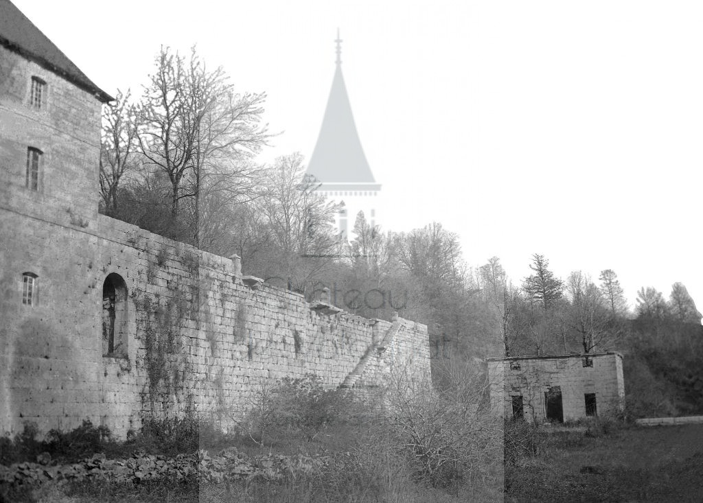 Château de Volognat - Photos - Hubert Vaffier - Lac de Vouglans - Les jardins - 27/10/1880 - 163