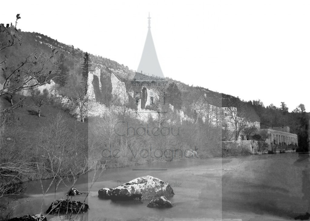 Château de Volognat - Photos - Hubert Vaffier - Lac de Vouglans - Bord de l'Ain - 27/10/1880 - 164