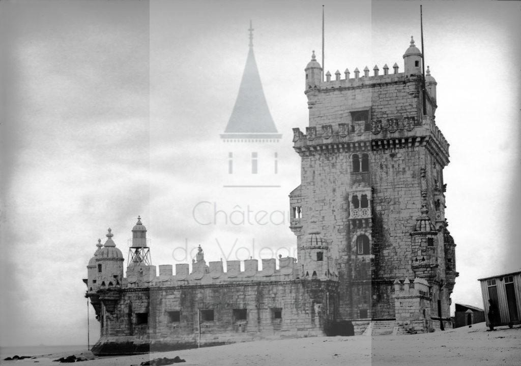 Château de Volognat - Photos - Hubert Vaffier - Lisbonne - Tour de Belem coté de Lisbonne - 04/05/1889 - 1682