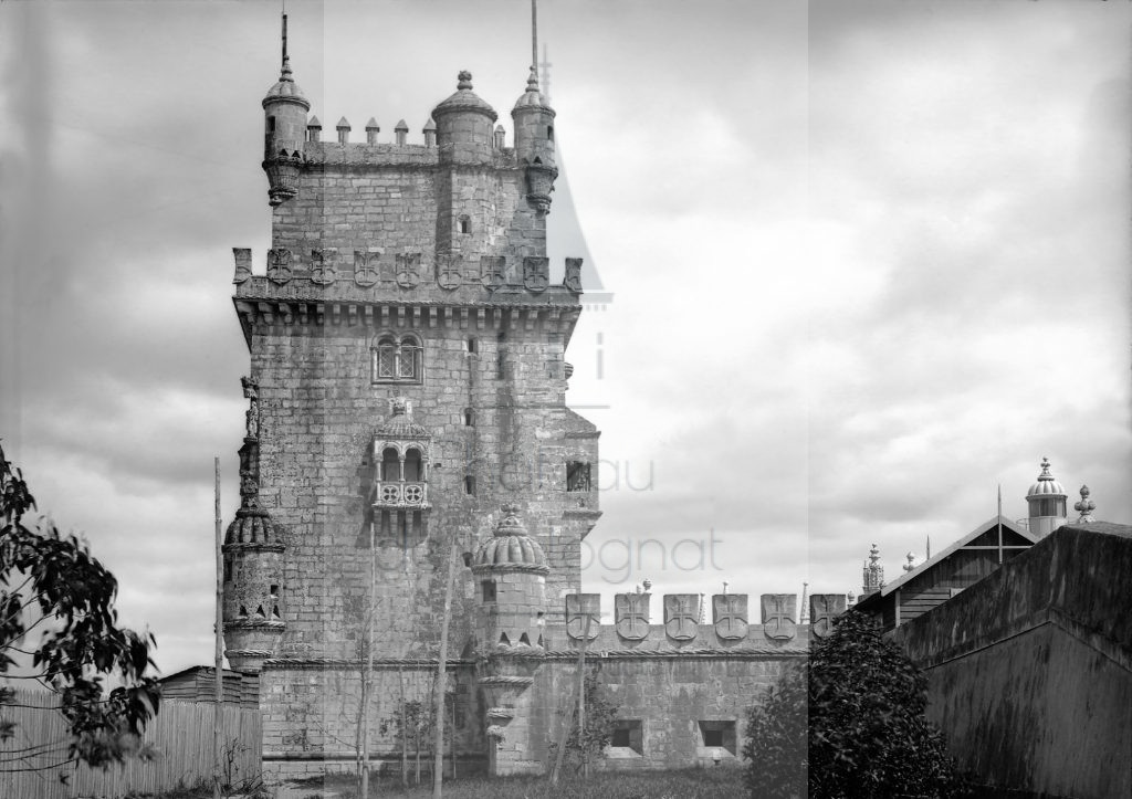 New - Château de Volognat - Photos - Hubert Vaffier - Lisbonne - Tour de Belem coté de la mer - 1889-05-04 - 1683