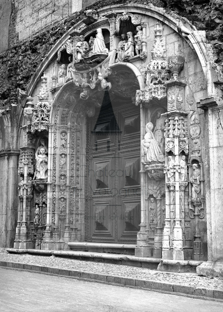 New - Château de Volognat - Photos - Hubert Vaffier - Lisbonne - Sta Maria de Belem porte principale - 1889-05-05 - 1686