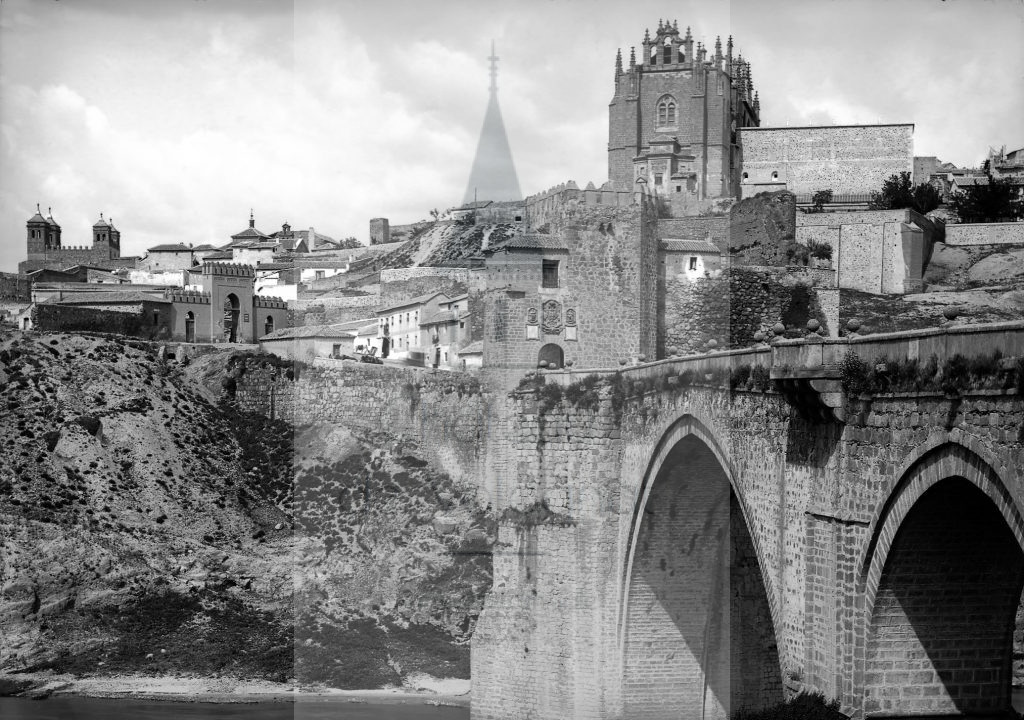 Château de Volognat - Photos - Hubert Vaffier - Tolède - Le pont san Martin et l'eglise des rois catholiques - 20/05/1889 - 1718