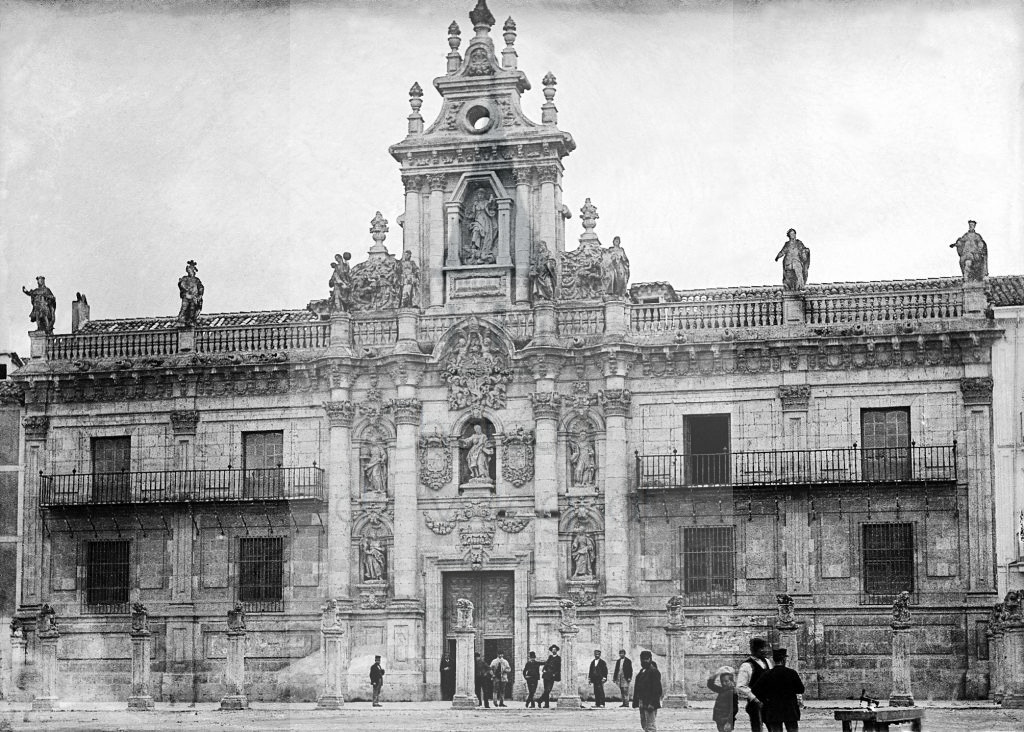 New - Château de Volognat - Photos - Hubert Vaffier - Valladolid - Façade de l'université - 1889-05-24 - 1735