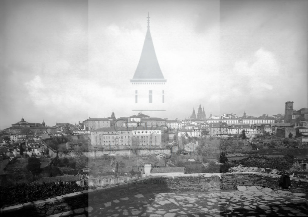 Château de Volognat - Photos - Hubert Vaffier - Santiago - Vue générale prise du couvent Belvis - 15/04/1890 - 1833
