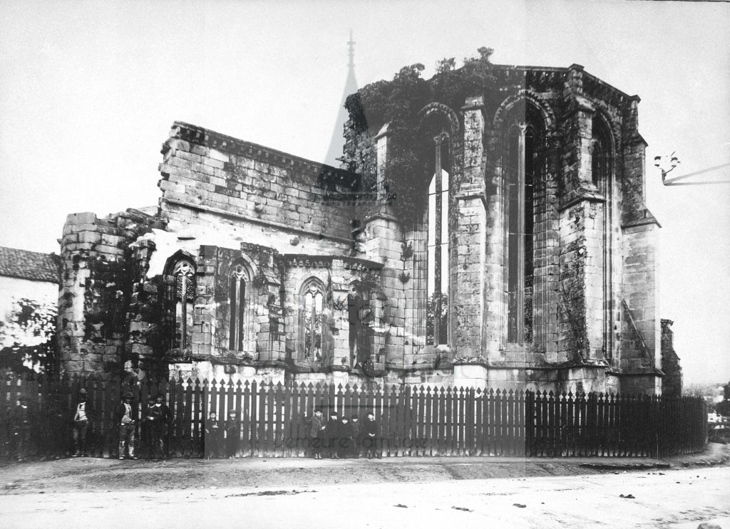 New - Château de Volognat - Photos - Hubert Vaffier - Pontevedra - Ruines de St Domingo 2ème vue - 1890-04-18 - 1845