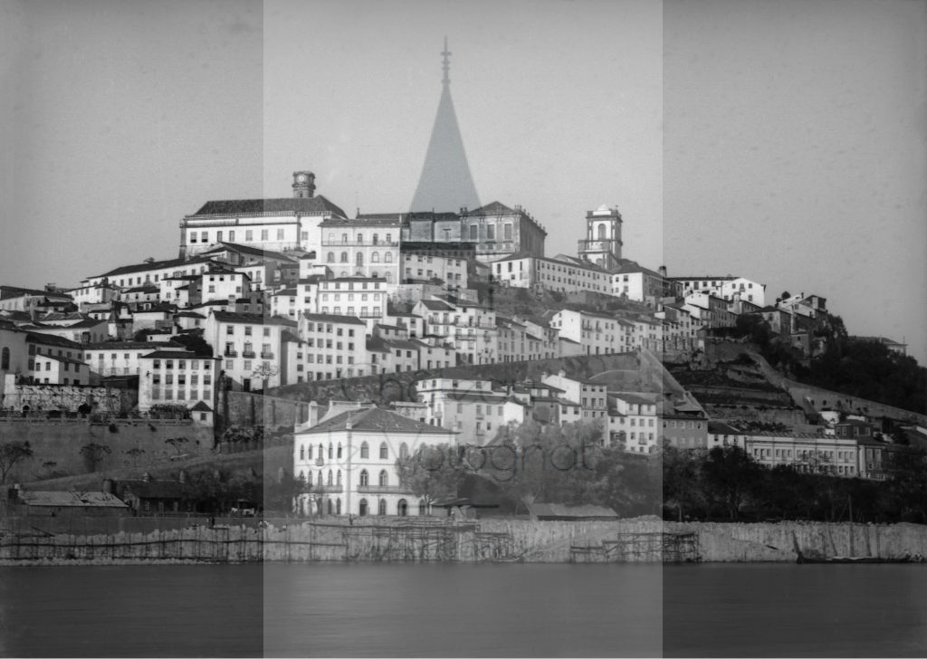 New - Château de Volognat - Photos - Hubert Vaffier - Coimbra - Vue prise du pont du Mondego - 1890-04-23 - 1873