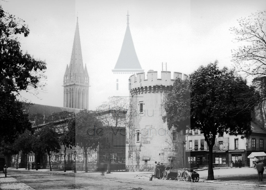 New - Château de Volognat - Photos - Hubert Vaffier - Caen - La tour du roi - 1891-05-19 - 2038