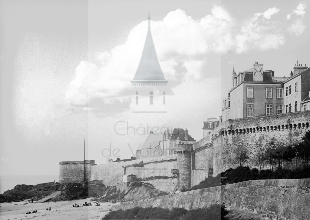 New - Château de Volognat - Photos - Hubert Vaffier - Saint Malo - Fortification au bord de la mer - 1891-05-30 - 2105