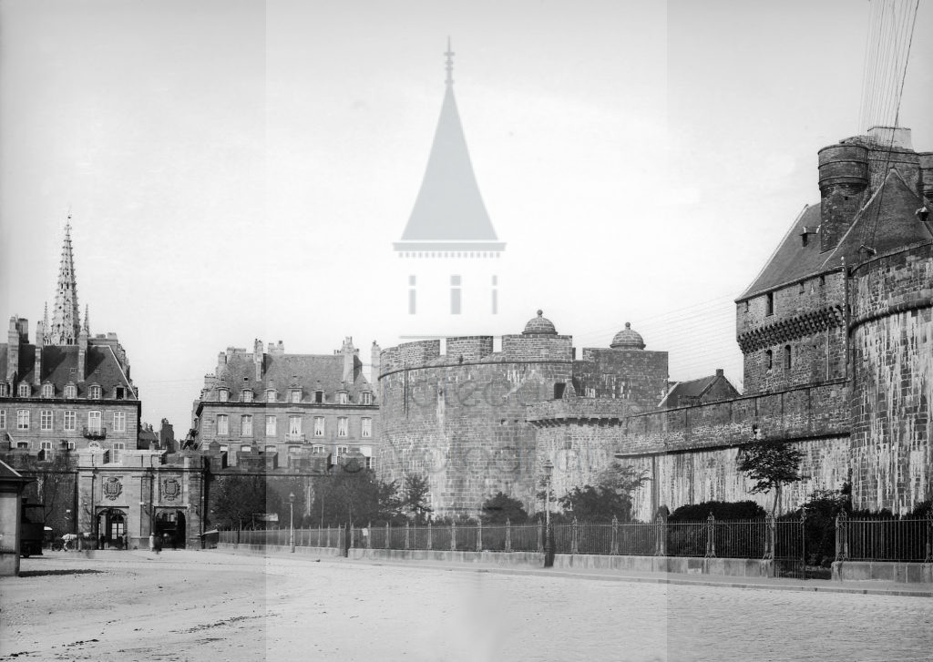 New - Château de Volognat - Photos - Hubert Vaffier - Saint Malo - Porte St Vincent et fortifications - 1891-06-01 - 2106