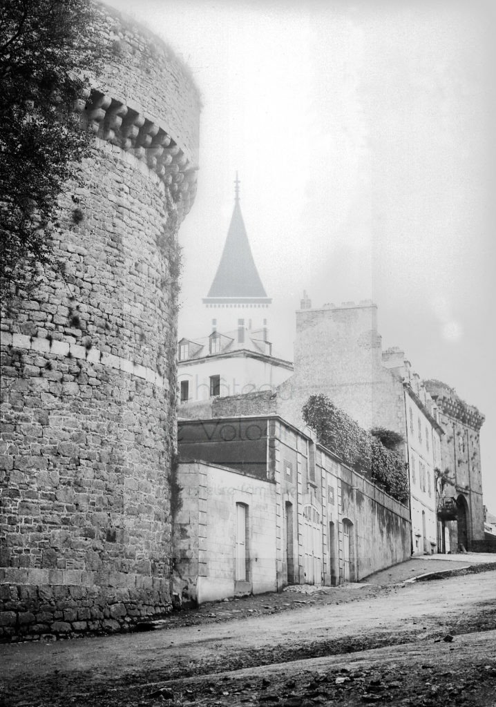 Château de Volognat - Photos - Hubert Vaffier - Dinan - Tour et porte St Louis - 03/06/1891 - 2121