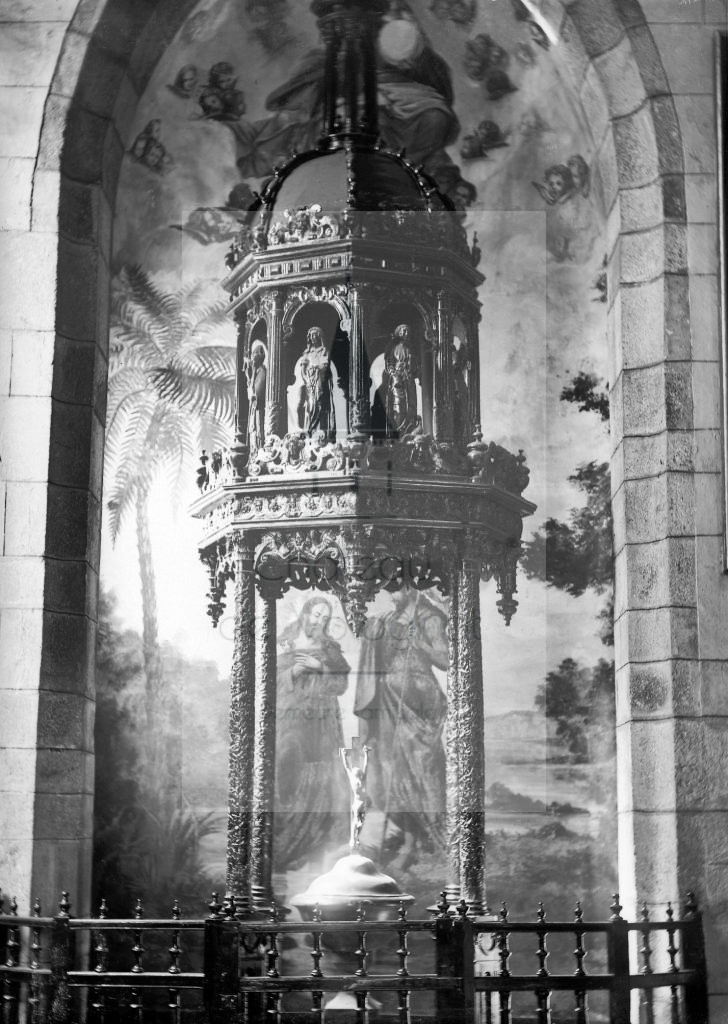 Château de Volognat - Photos - Hubert Vaffier - Morlaix - Baptistère de St Melaine - 10/06/1891 - 2151
