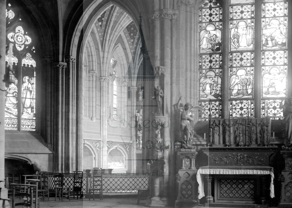 New - Château de Volognat - Photos - Hubert Vaffier - Quimper - Chapelle du chœur de la cathédrale - 1891-06-15 - 2184