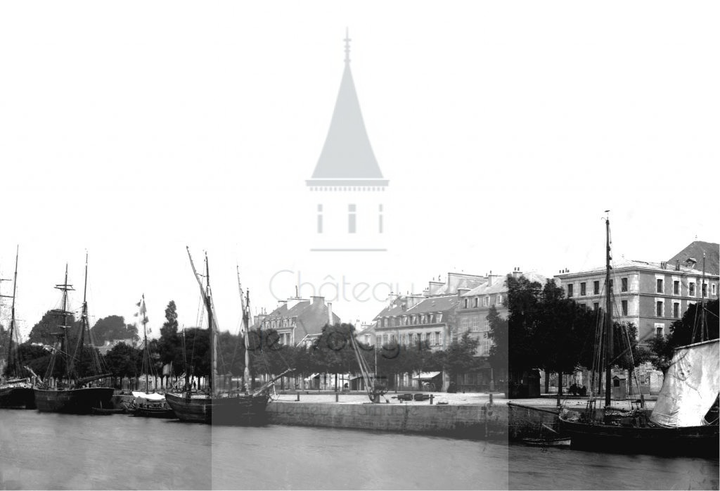 New - Château de Volognat - Photos - Hubert Vaffier - Lorient - Cour des quais - 1891-06-18 - 2196