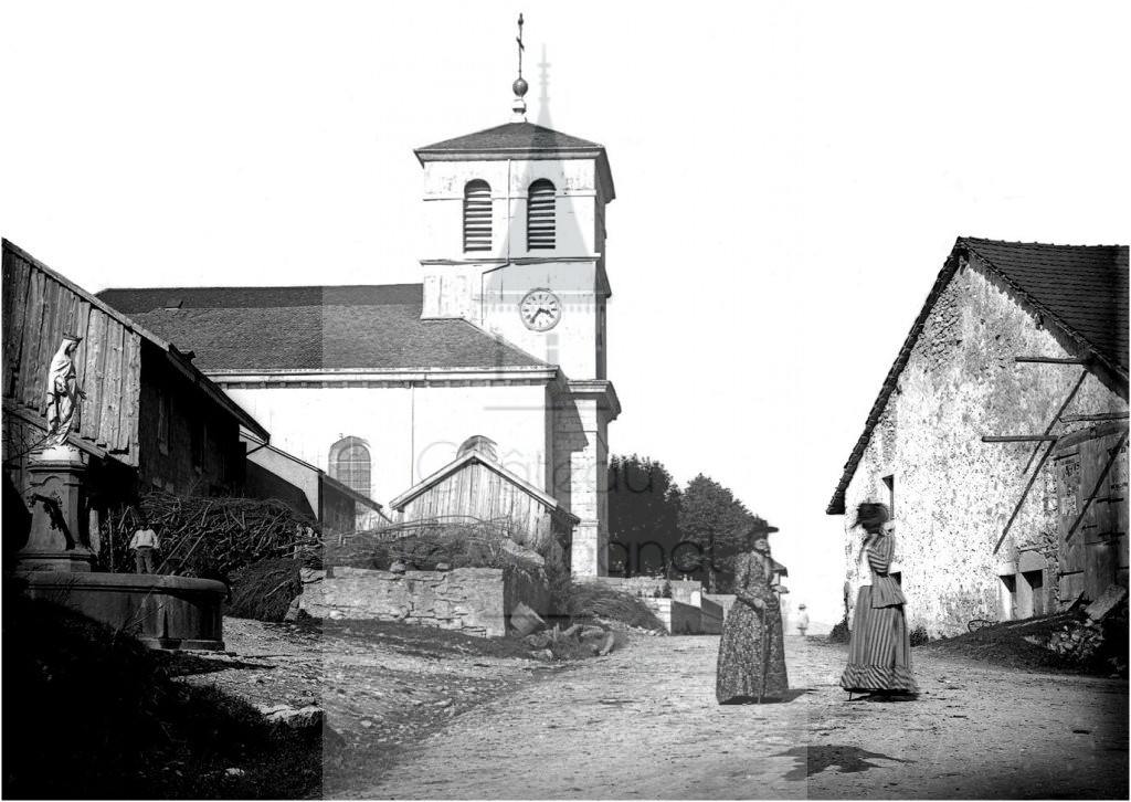 Château de Volognat - Photos - Hubert Vaffier - Le Poizat - L'église - 01/09/1891 - 2278