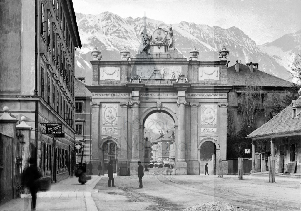New - Château de Volognat - Photos - Hubert Vaffier - Innsbruck - Porte Theresien strass - 1892-04-11 - 2303