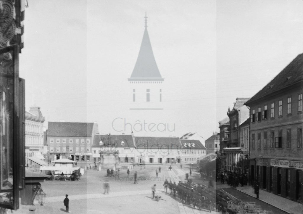 Château de Volognat - Photos - Hubert Vaffier - Agram (Zagreb) - Place Jalacic - 29/04/1892 - 2354