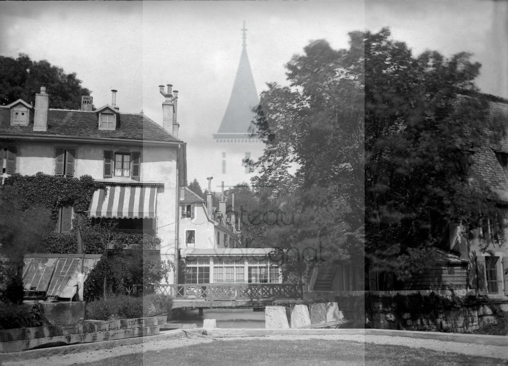 New - Château de Volognat - Photos - Hubert Vaffier - Divonne - Le pont couvert - 1882-07-12 - 252