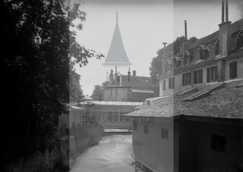 New - Château de Volognat - Photos - Hubert Vaffier - Divonne - La rivière et le pont - 1882-07-27 - 253