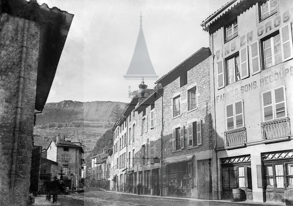 New - Château de Volognat - Photos - Hubert Vaffier - Saint Rambert en Bugey - La grande rue - 1894-11-10 - 2975