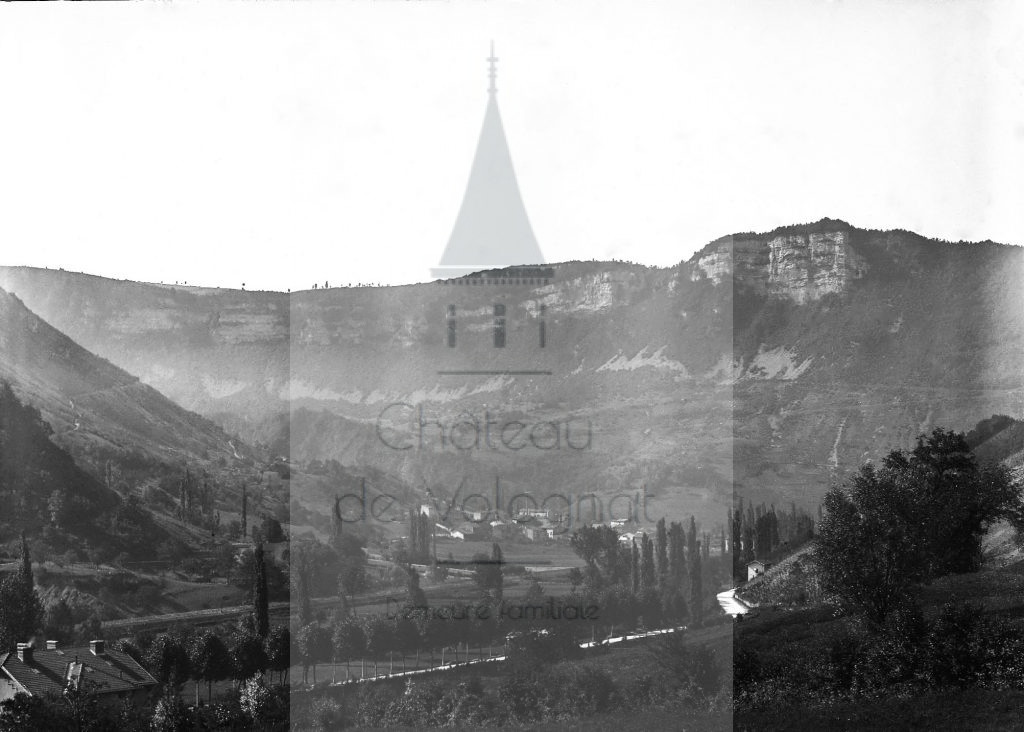 New - Château de Volognat - Photos - Hubert Vaffier - Saint Rambert en Bugey - Serrières vue de Perrinne - 1895-09-04 - 3022