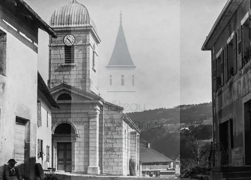 New - Château de Volognat - Photos - Hubert Vaffier - Belley - l'église - 1895-09-24 - 3047