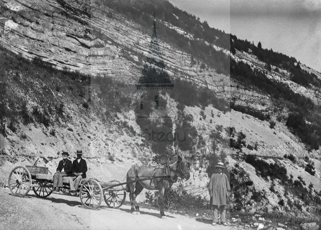 New - Château de Volognat - Photos - Hubert Vaffier - Champfromier - La roche des avalanches - 1895-09-25 - 3059