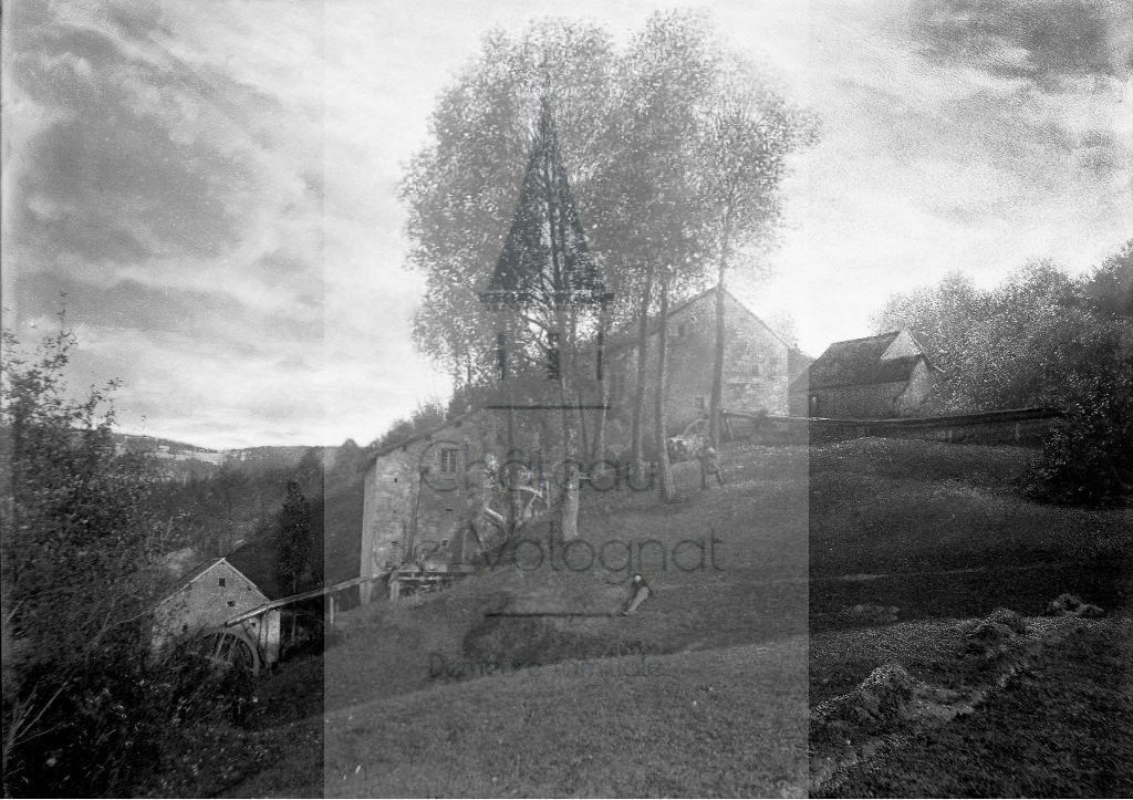 New - Château de Volognat - Photos - Hubert Vaffier - Moulin Rivet - Vue générale - 1895-10-24 - 3084