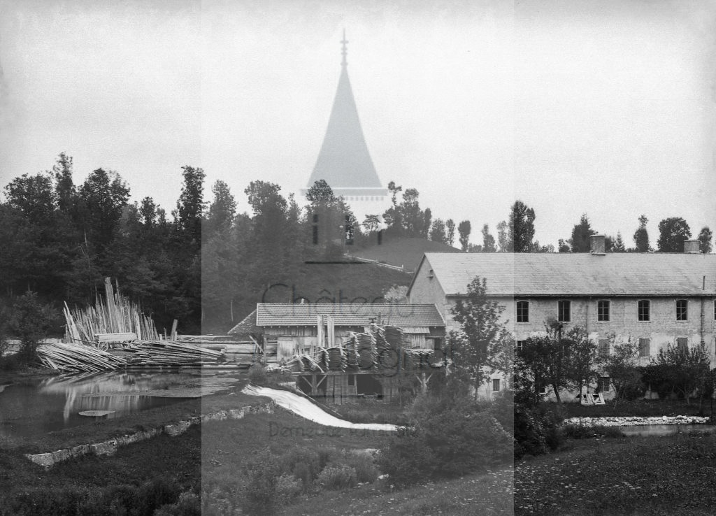 New - Château de Volognat - Photos - Hubert Vaffier - Condamine la Doye - La scierie - 1896-08-12 - 3113