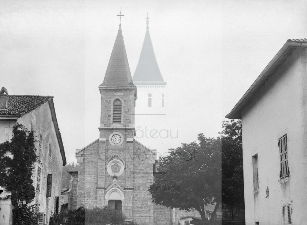 New - Château de Volognat - Photos - Hubert Vaffier - Condamine la Doye - L'église - 1896-08-12 - 3114