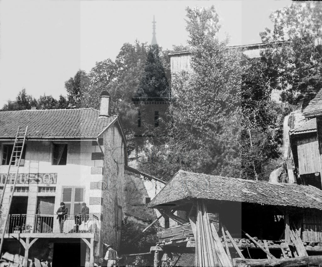 New - Château de Volognat - Photos - Hubert Vaffier - Lac de Sylans - Près de la cascade de Charix - 1882-10-08 - 317