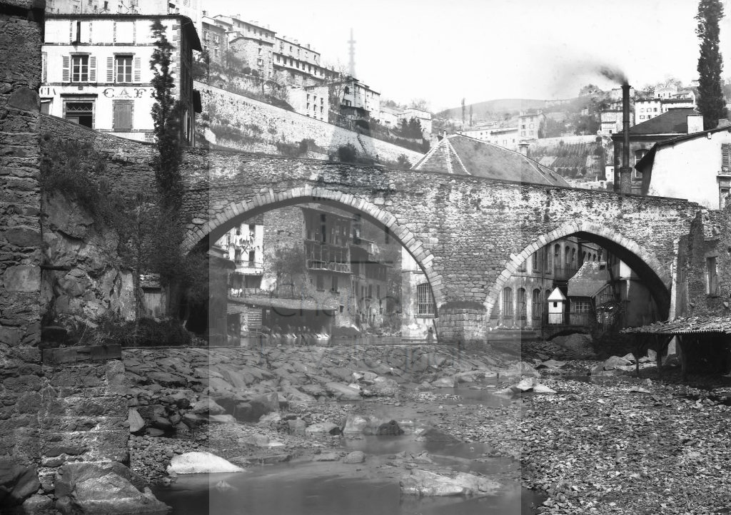 New - Château de Volognat - Photos - Hubert Vaffier - Thiers - Pont de la vallée - 1884-04-25 - 482