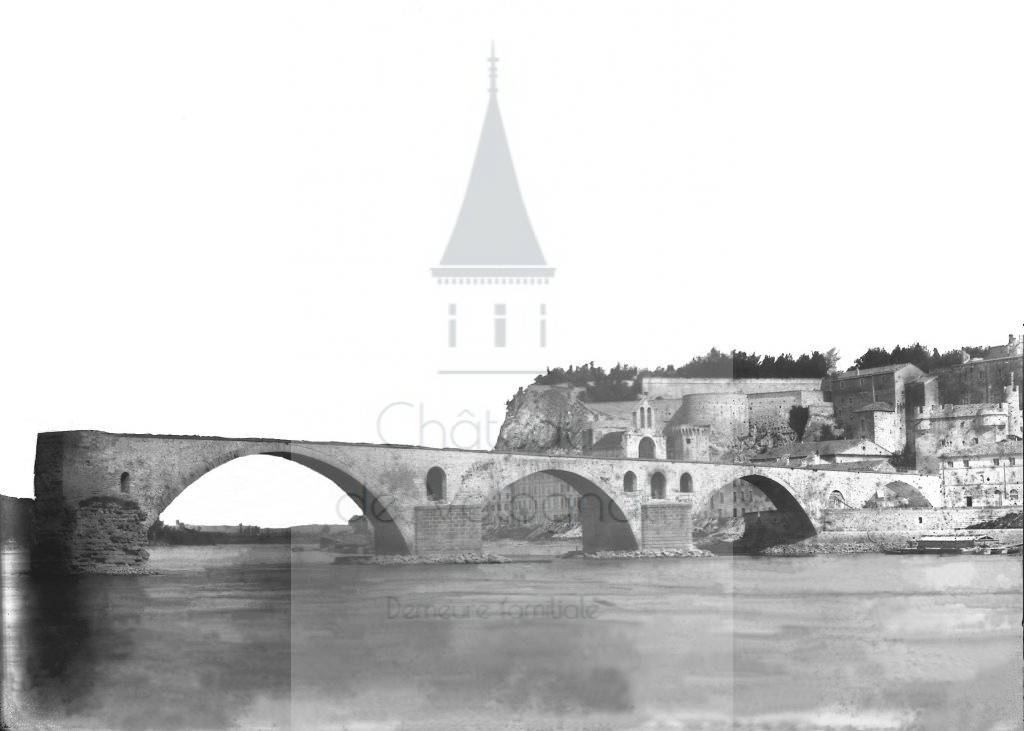 New - Château de Volognat - Photos - Hubert Vaffier - Avignon - Le pont Benezet - 1884-05-02 - 507