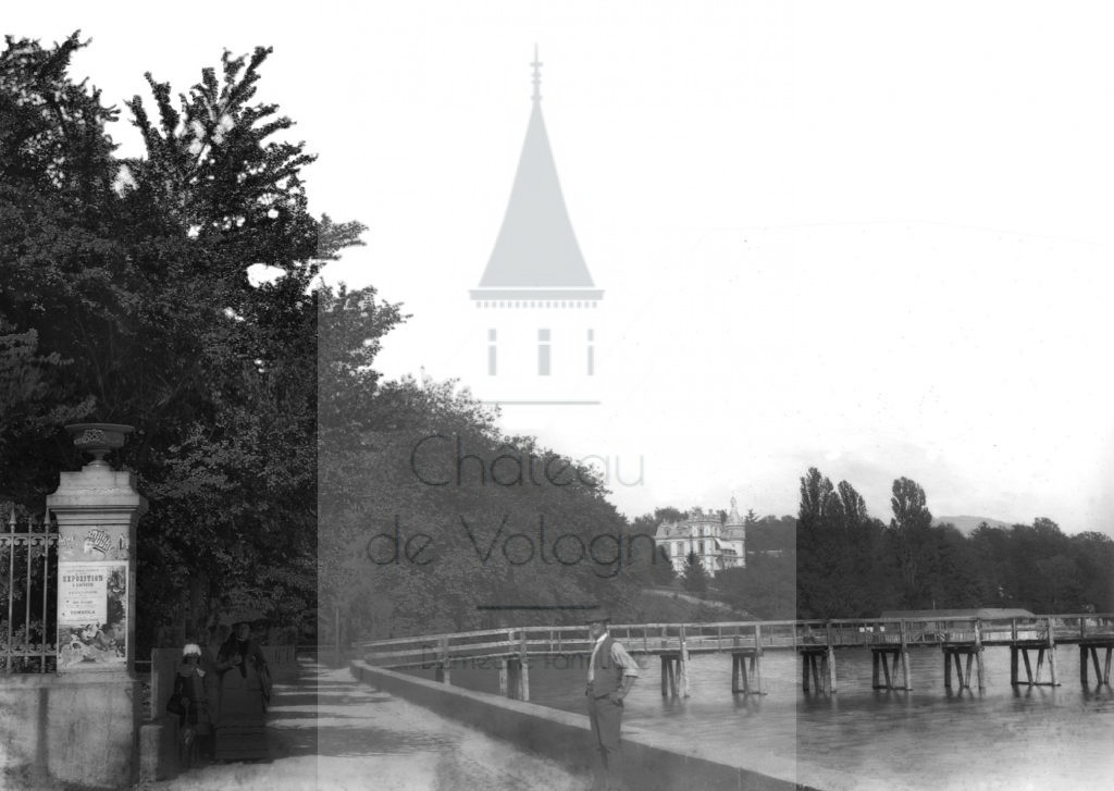 New - Château de Volognat - Photos - Hubert Vaffier - Ouchy - Bord du lac coté de Vevey - 1884-06-30 - 539