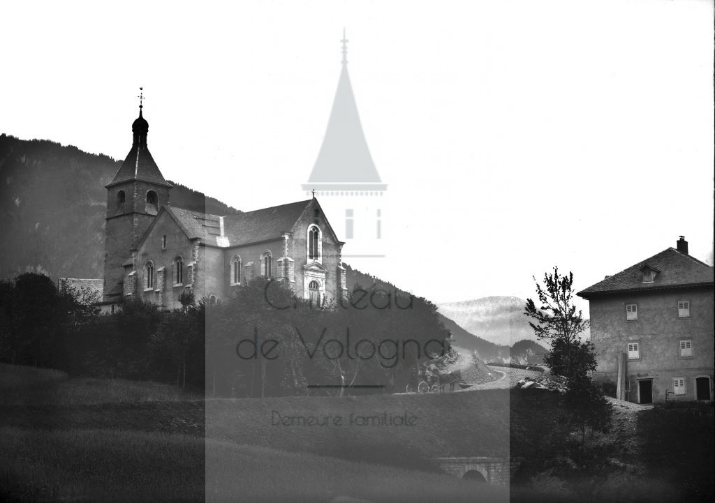 Château de Volognat - Photos - Hubert Vaffier - Abondance - L'église - 11/07/1884 - 546