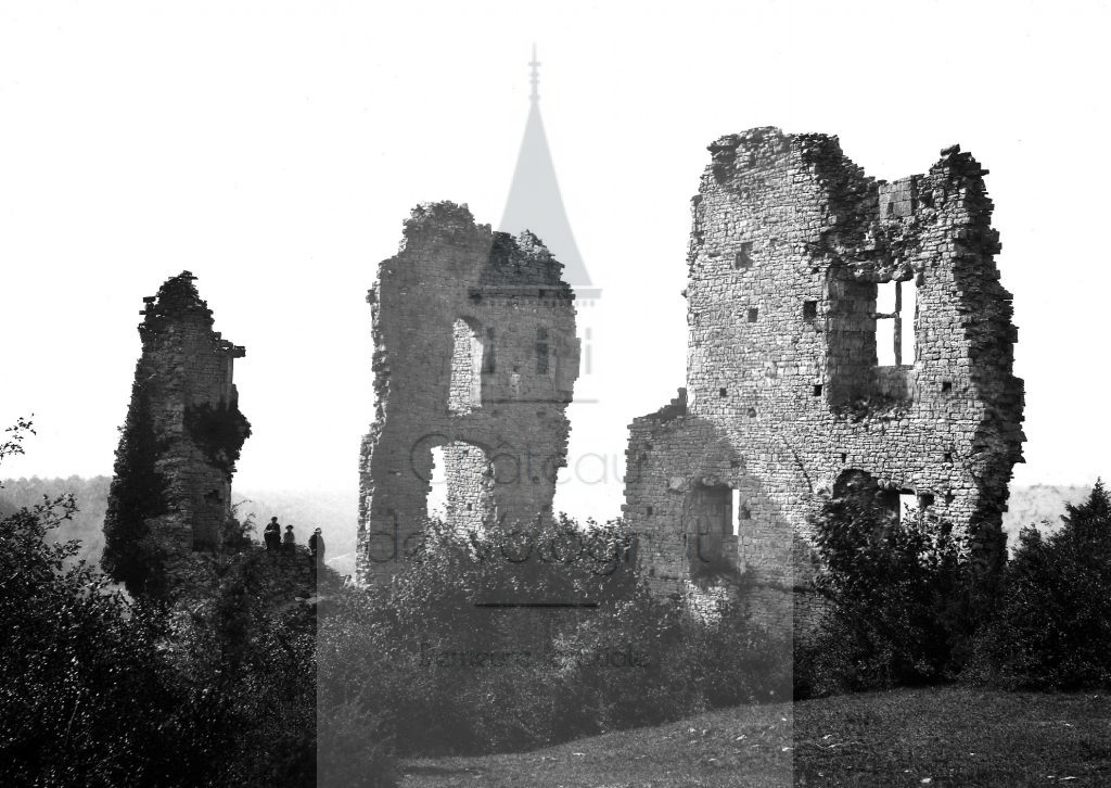 New - Château de Volognat - Photos - Hubert Vaffier - La Tour de Meix - Intérieure de ruines - 1884-09-13 - 590
