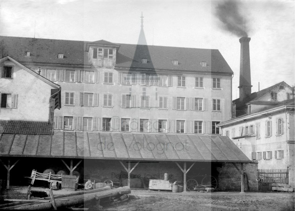 Château de Volognat - Photos - Hubert Vaffier - Lucerne - Filature de Krïenz face - 13/10/1884 - 602