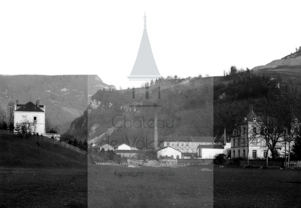 New - Château de Volognat - Photos - Hubert Vaffier - Saint Rambert en Bugey - Usine et la maison de monsieur Martelin - 1884-11-14 - 615