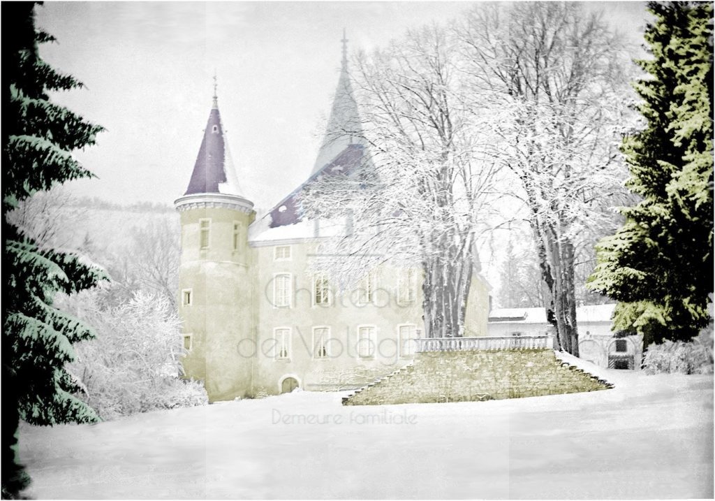 New - Château de Volognat - Photos - Hubert Vaffier - Volognat - Château avec neige - 18841121 - 620